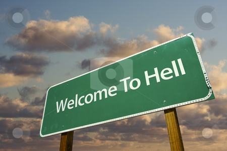cutcaster-photo-100558272-Welcome-To-Hell-Green-Road-Sign.jpg